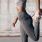 a person stretching